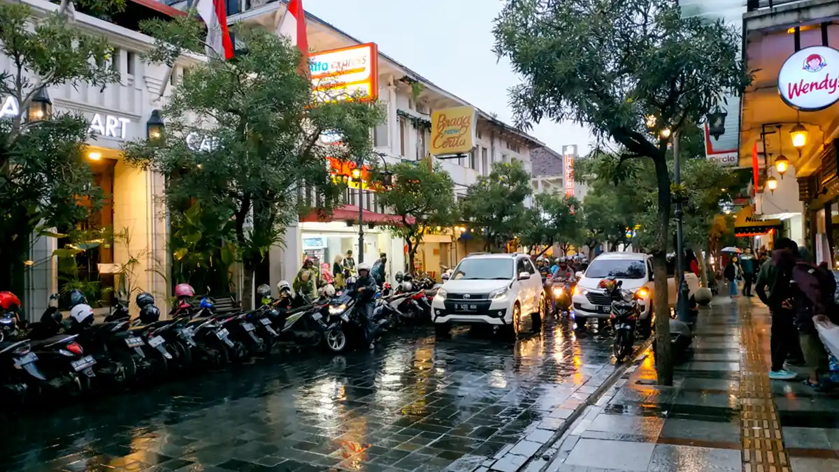 Braga street in Bandung 
